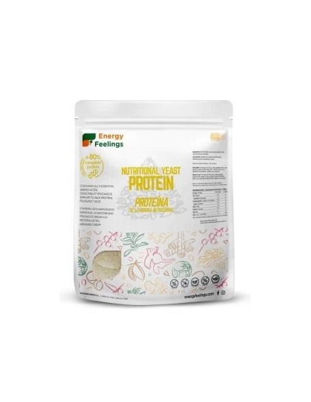 Proteina De Levadura Nutricional 84% 500 Gramos Vegan Energy Feelings