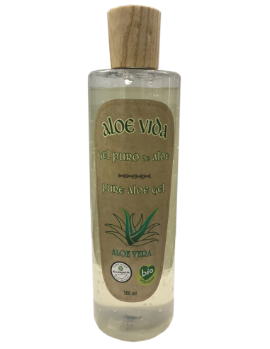 Gel Puro de Aloe Vera 500 ml Aloe Vida  Hidratación Natural