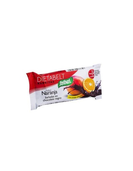 Dietabelt Barritas Choco Negro-Naranja Caja 16 Unidades Santiveri