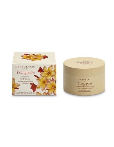Frangipani Crema Corporal 200 ml L´Erbolario - Hidratación y Aroma