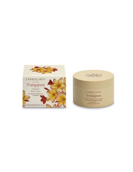 Frangipani Crema Corporal 200 ml L´Erbolario - Hidratación y Aroma