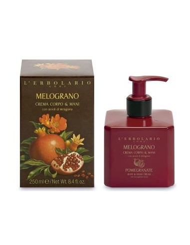 Melograno Crema Cuerpo y Manos 250ml L´Erbolario Hidratante