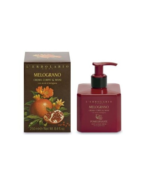 Melograno Crema Cuerpo y Manos 250ml L´Erbolario Hidratante
