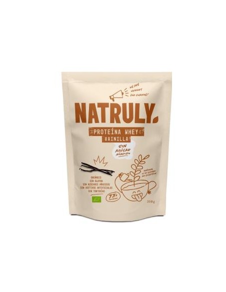 Whey Protein Orgânico Baunilha 350g Natruly Natural Nutrition