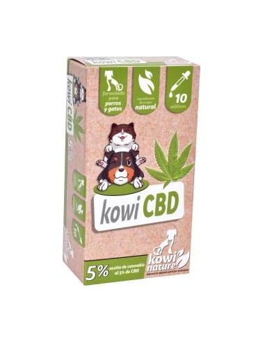 Kowi Cbd 5% Perros Y Gatos 10 Mililitros Kowi Nature Vet