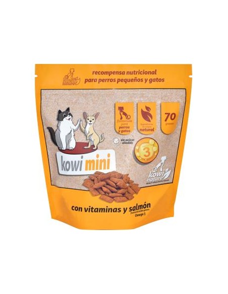 Kowi Mini Con Vit-Salmon Perros Y Gatos Snack 70Gr de Kowi Nature Vet
