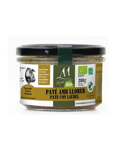 Pate De Cerdo Con Laurel  200 Gramos Eco Sg Eth Pate De Mia