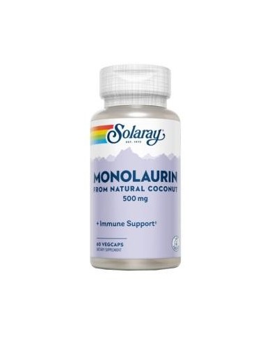 Monolaurin 500mg Solaray – 60 Cápsulas para tu Bienestar