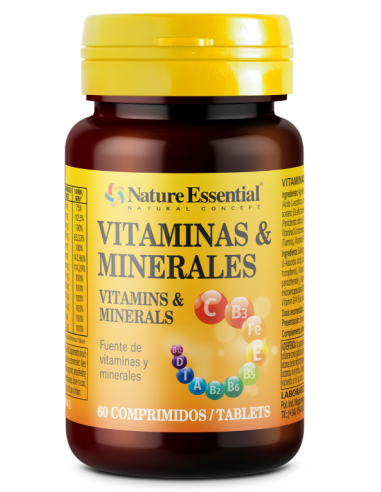 Vitaminas & minerales 60 comprimidos