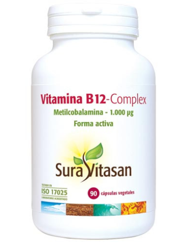 Pack 2 Vitamina B12 Complex 90 cápsulas Sura Vitasan oferta