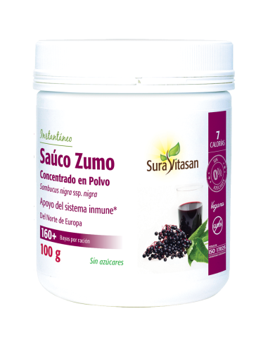 Pack 2 Sauco Zumo Concentrado en Polvo 100g Sura Vitasan