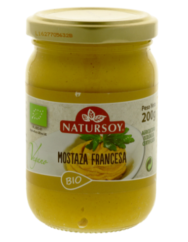 Mostaza Francesa Natursoy 200G – Sabor Auténtico y Natural