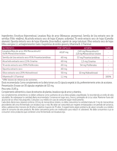 Colestless 30 Vcaps Nature Essential – Control Natural del Colesterol