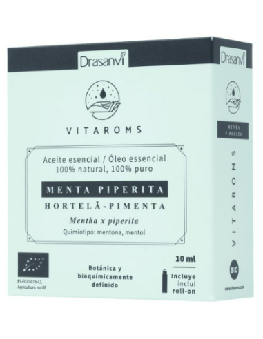 Aceite Esencial Menta Piperita Bio 10Ml Vitaroms Drasanvi