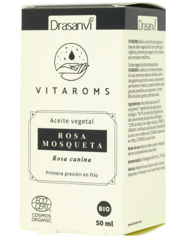 Aceite Rosa Mosqueta 50ml Orgánico Vitaroms Drasanvi