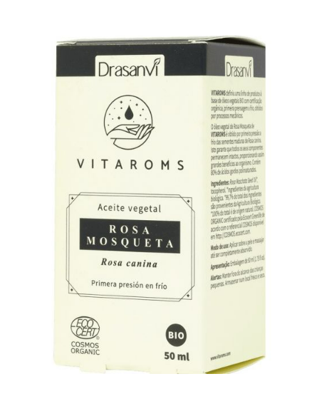 Aceite Vegetal Rosa Mosqueta (Primera Presion Frio) 50Ml Ecocert Vitaroms Drasanvi