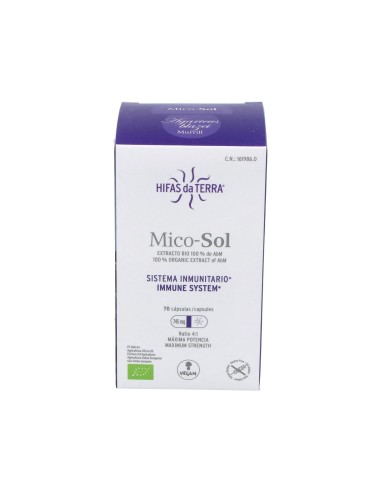 Mico Sol (Champiñon Del Sol) Hdt 70Cap. de Hifas Da Terra -