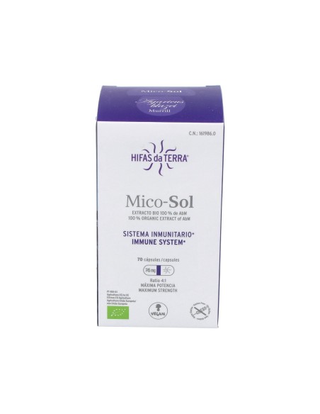 Mico Sol (Champiñon Del Sol) Hdt 70Cap. de Hifas Da Terra -