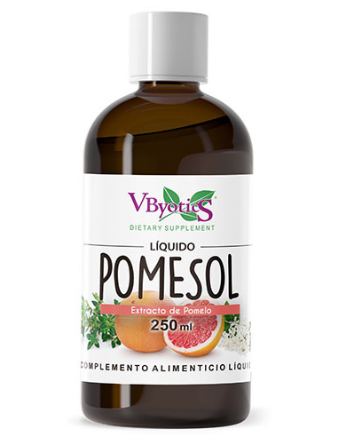 Pomesol - Extracto de Semilla de Pomelo Líquido 250 ml Líquido Vbyotics
