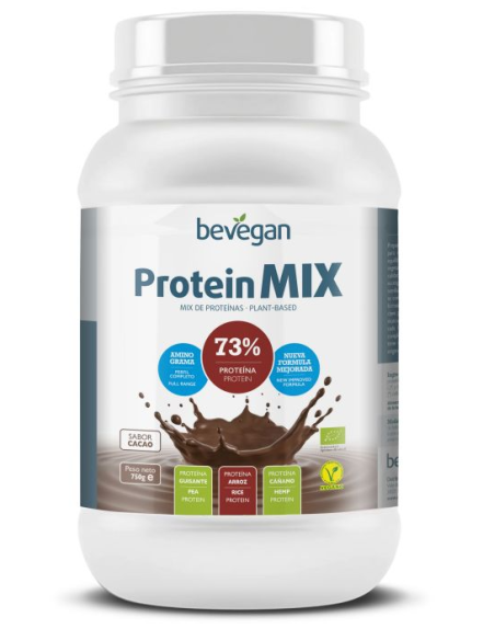 Protein Mix Cacao Bevegan: Proteína Vegana Sabor Intenso