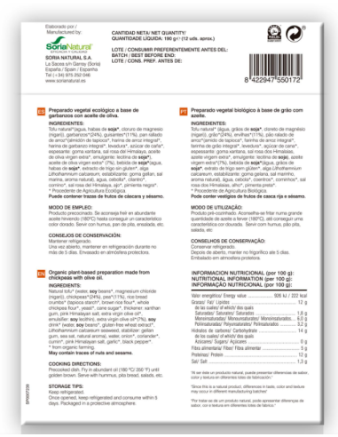 Falafel Bio Alecosor | Sabor Natural y Saludable Soria