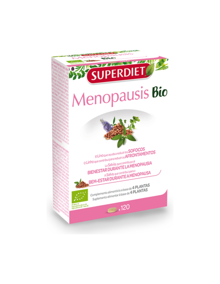 Menopausis Bio 120 Caps Superdiet – Apoyo Natural Mujer