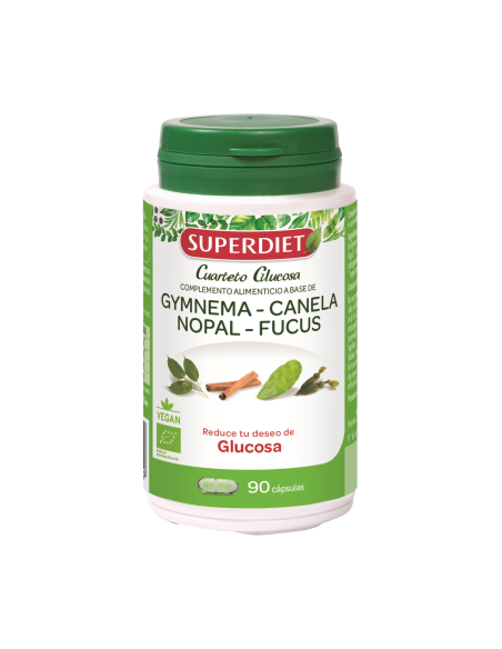 Cuarteto Anti Azúcar 90 Caps Superdiet - Control Natural