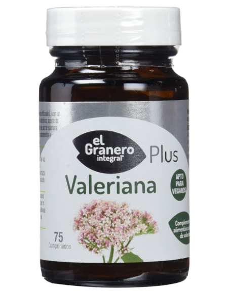 Valeriana, 75 Comp, 645  Mg de El Granero Integral
