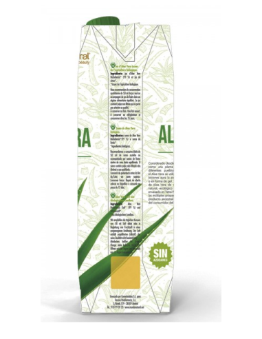 Zumo Aloe Vera Ecológico 1L | Puro y Natural Mundonatural