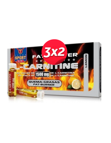 L-Carnitine 3000mg 20 Vials 10ml – Energy & Fat Burn Boost