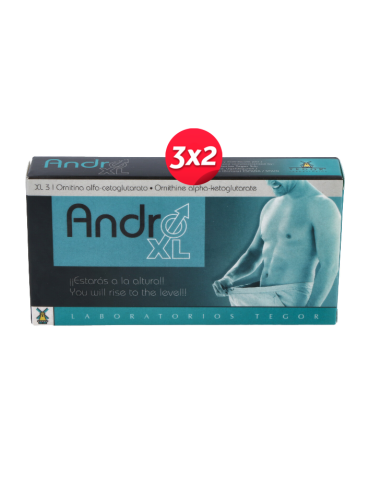 Andro XL 14 Cápsulas Tegor – Potencia y Vitalidad Natural