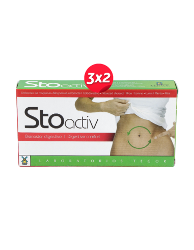 Stoactiv 40 Cápsulas Tegor | Energía y Vitalidad Natural