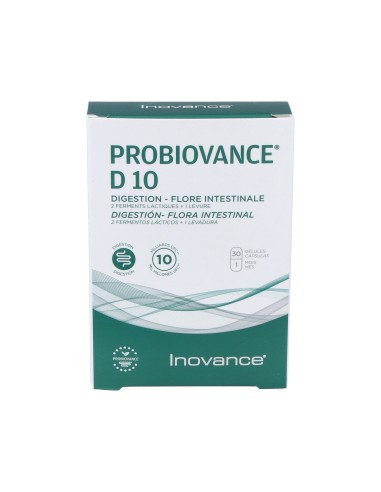 Probiovance D 10 (D60) 30 Cápsulas  Inovance