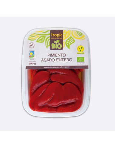 Pimentos Assados ​​Inteiros Orgânicos Surinver | Sabor Natural Orgânico
