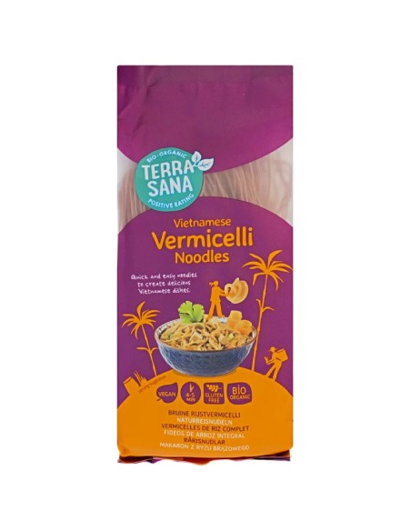 Fideos Vietnamitas de Arroz Integral Vermicelli Terrasana