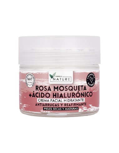 Crema Facial Banban con Rosa Mosqueta y Ácido Hialurónico