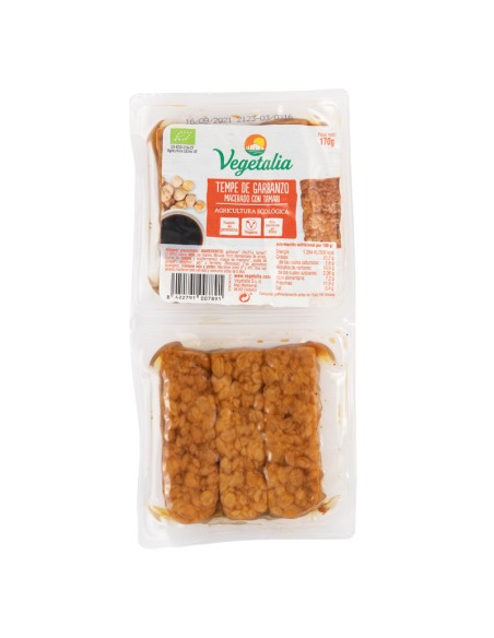 Tempeh de Garbanzo Bio con Tamari 170g - Vegetalia
