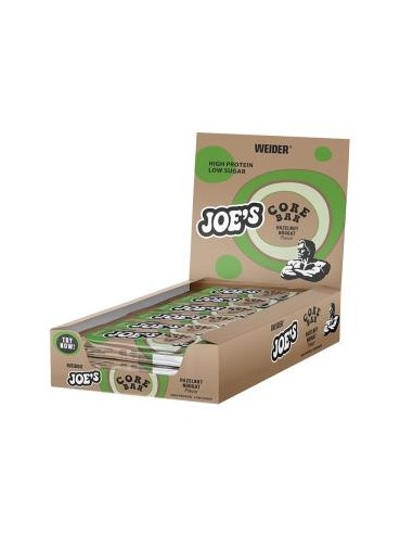 Joes Core Bar Avellana-Turrón 12x45g Weider Energía