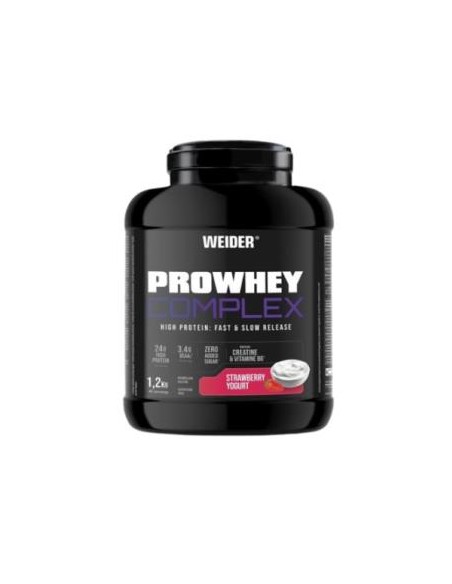 Weider Pro Whey Complex Protein Fresa-Yogurt 1,2Kg. de Weider
