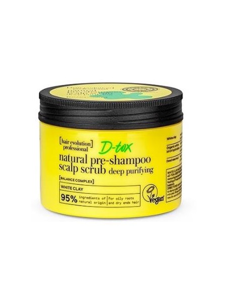 Hair Evolution D-Tox Arcilla Exfol. Prechampu 150M de Natura Siberica