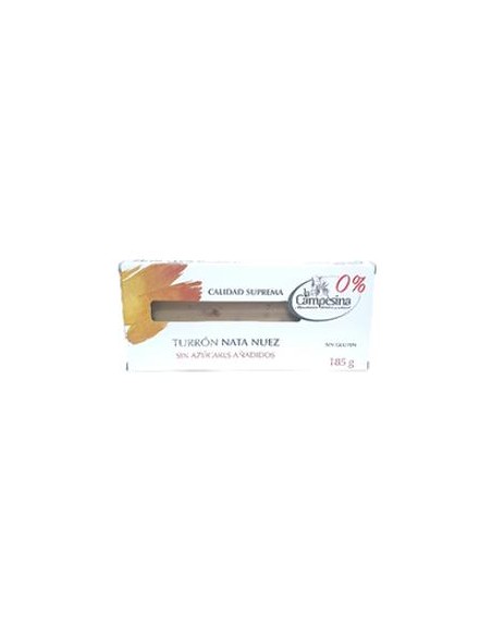 Turron Nata Nuez 185Gr. S/A Sg de La Campesina