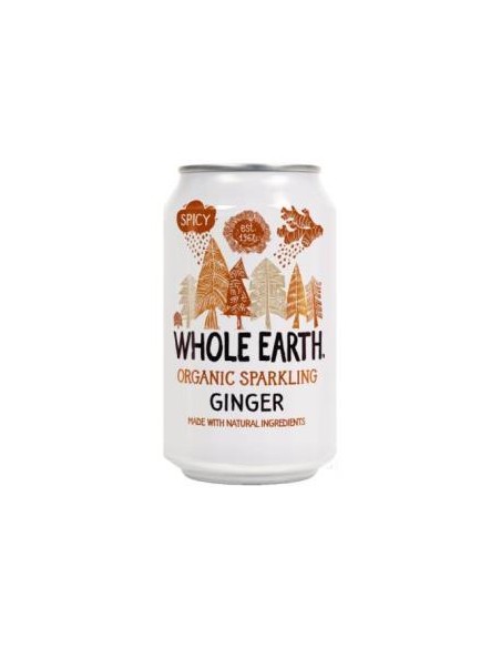 Refresco Bio de Jengibre 300ml Sin Azúcar | Whole Earth
