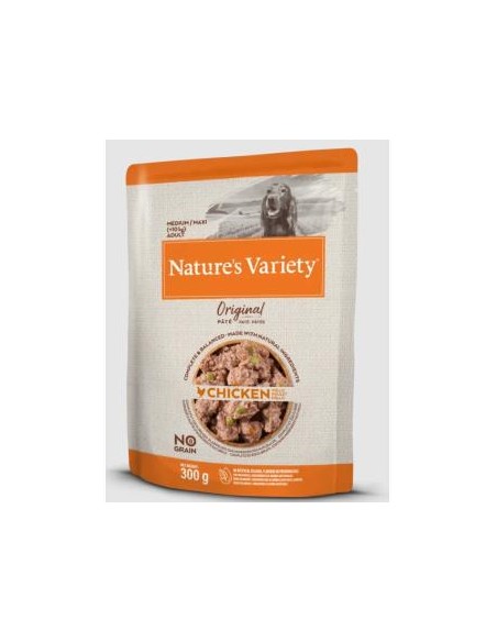 Natures Variety Canine Adult Pate Md Mx Pollo 8X300Gr. de Nature S Variety Vet