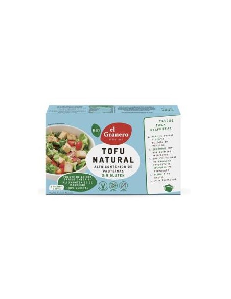 Tofu Natural Bio Vegano 400g El Granero – Saúde e Sabor