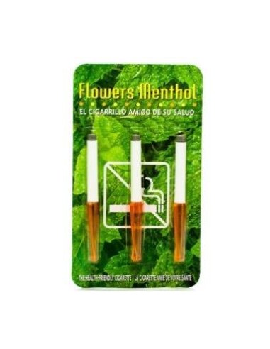 Blist de Cigarro Flower Mentol 2 Peças 3Un da ​​Flower