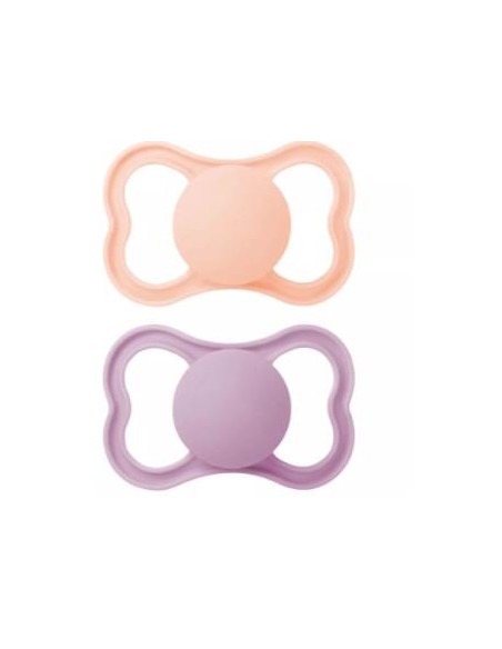 Chupete Air Silic Fisio +6M 2Un Rosa de Mam