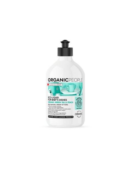 Máquina de lavar louça Baby Chá Verde-Pêssego 500Ml Eco by Organic People