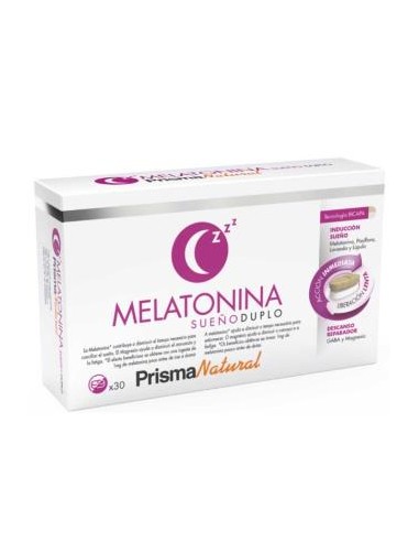 Melatonina Sueño Duplo 30 Comp  de Prisma Natural