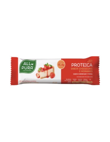 Barrita Proteica All Pura Cheesecake Fresa | Salud y Vida
Snack Proteico Cheesecake Fresa 40g All Pura | Salud y Vida
Barrita Ch