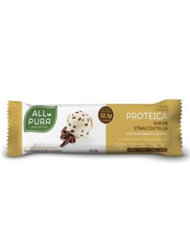 Barra Proteica All Pura Stracciatella 40g | Salud y Vida
Barra All Pura Chocolate Blanco Stracciatella | Salud y Vida
Barra All 